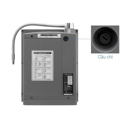 Máy lọc nước ion kiềm IONPIA 5200 3 Đằng sau máy lọc nước ion kiềm IONPIA 5200
