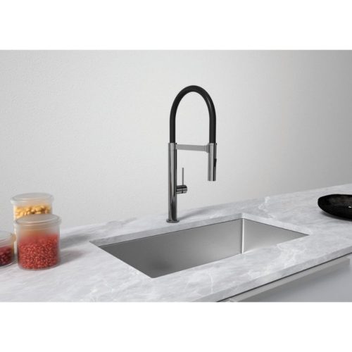 Vòi rửa bát Hafele HT24-SH1F527-TITAN 570.85.451 có dây rút 3 Hình ảnh vòi rửa bát Hafele HT24-SH1F527-TITAN 570.85.451 có dây rút