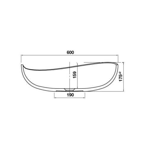 Kích thước chậu lavabo đặt bàn HVN2013 Hafele 588.87.402-1