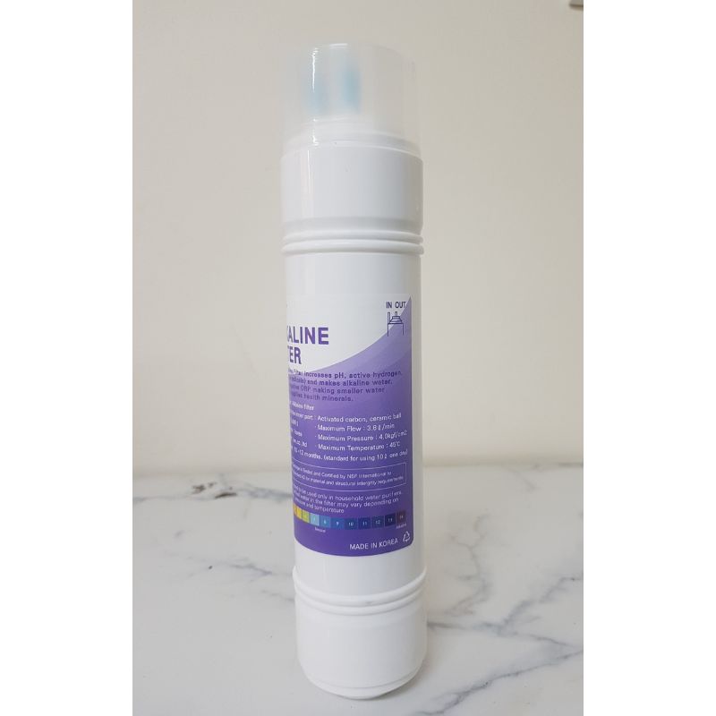 Thông số lõi lọc Alkaline Ionpia Thông số lõi lọc Alkaline Ionpia