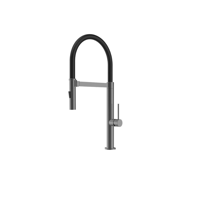 Vòi rửa bát Hafele HT24-SH1F527-TITAN 570.85.451 có dây rút Vòi rửa bát Hafele HT24-SH1F527-TITAN 570.85.451 có dây rút