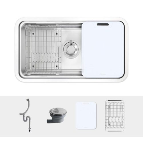 Chậu rửa bát đá 1 hố Konox KN8347SU Dekor Basic 4 Chi tiết chậu rửa bát đá 1 hố Konox KN8347SU Dekor Basic