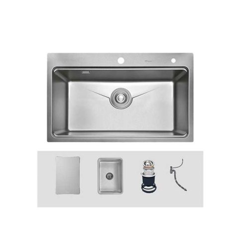 Chậu rửa bát 1 hố Kluger KW8181FS-S81 Plus 4 Ảnh chậu rửa bát 1 hố Kluger KW8181FS-S81 Plus