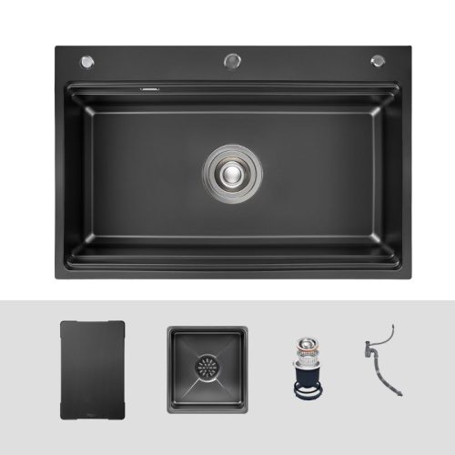 Chậu rửa bát 1 hố Kluger KWF8161FB-S76 Plus 3 Ảnh chậu rửa bát 1 hố Kluger KWF8161FB-S76 Plus