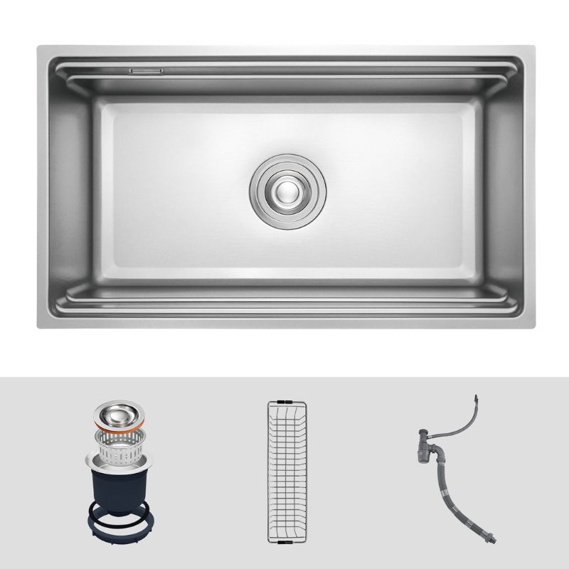 Ảnh chậu rửa bát 1 hố Kluger KWU8161FS-S76 Ảnh chậu rửa bát 1 hố Kluger KWU8161FS-S76