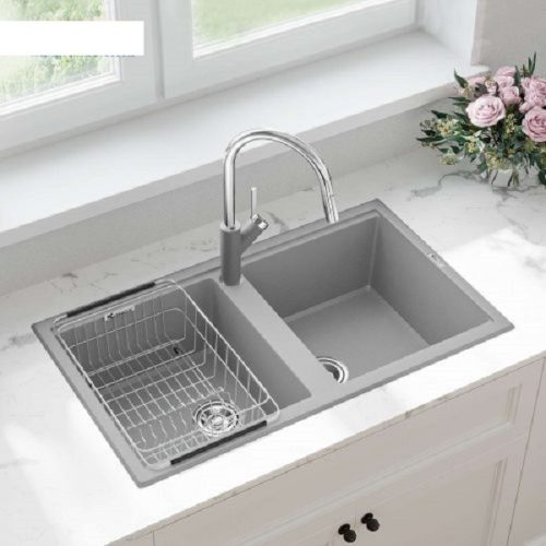 Ảnh chậu rửa bát Konox Granite Sink Phoenix Smart 860 - Grey