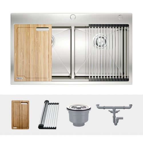 Chậu rửa bát Konox Workstation Sink – Topmount Sink KN8850TD 3 Ảnh chậu rửa bát Konox Workstation Sink – Topmount Sink KN8850TD