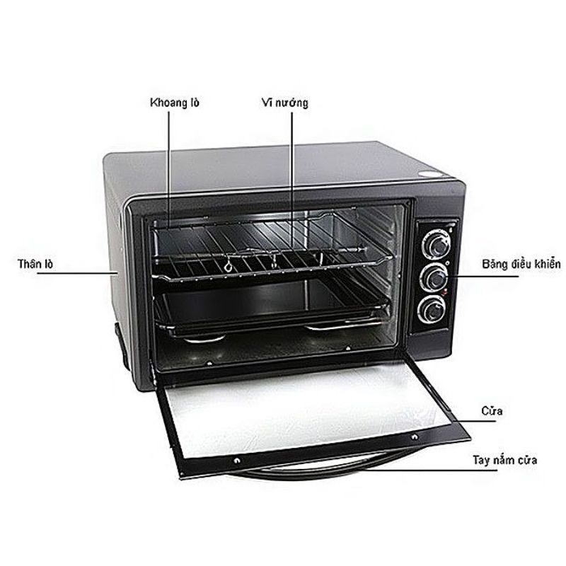 Ảnh lò nướng 50L Tiross TS9603 Ảnh lò nướng 50L Tiross TS9603