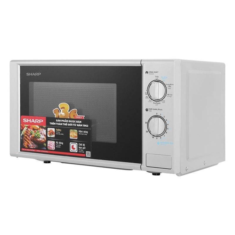 Ảnh lò vi sóng mini 20L Sharp R-G228VN-SL Ảnh lò vi sóng mini 20L Sharp R-G228VN-SL
