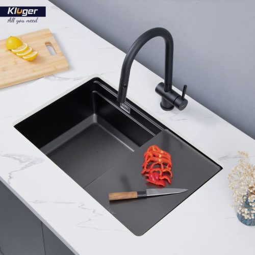 Chậu rửa bát 1 hố Kluger KWU8161FB-S70 4 Ảnh thực tế chậu rửa bát 1 hố Kluger KWU8161FB-S70