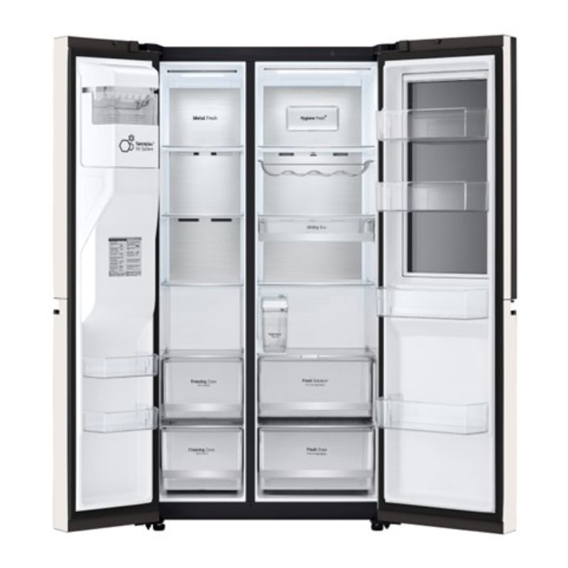 Ảnh tủ lạnh 2 cánh side by side 635 lít LG GR-X257BG AEPPEVN Ảnh tủ lạnh 2 cánh side by side 635 lít LG GR-X257BG AEPPEVN