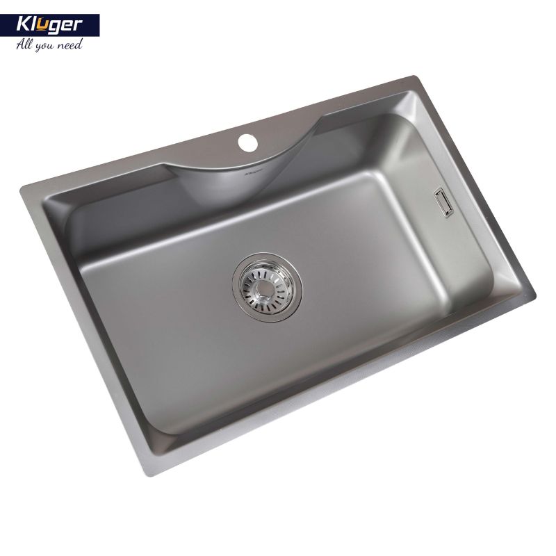 Hình ảnh chậu rửa bát 1 hố Kluger KW8191FS-S79 Hình ảnh chậu rửa bát 1 hố Kluger KW8191FS-S79