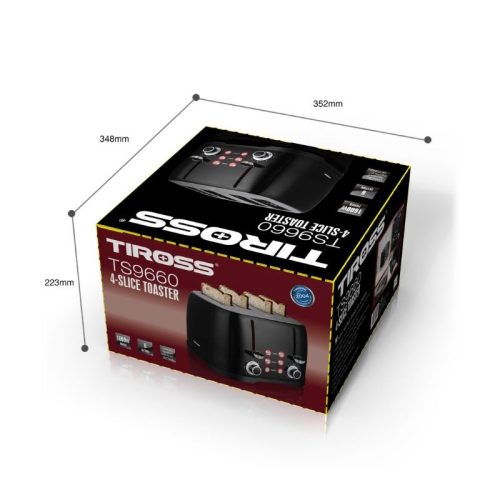 Máy nướng bánh mỳ 4 ngăn Tiross TS9660 4 Hình ảnh máy nướng bánh mỳ 4 ngăn Tiross TS9660