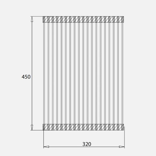 Giá để đồ inox Kluger KRM-02 5 Kích thước giá để đồ inox Kluger KRM-02