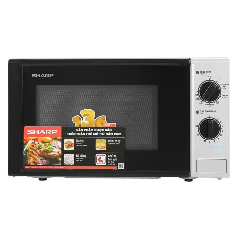 Lò vi sóng mini 20L Sharp R-G225VN-BK Lò vi sóng mini 20L Sharp R-G225VN-BK