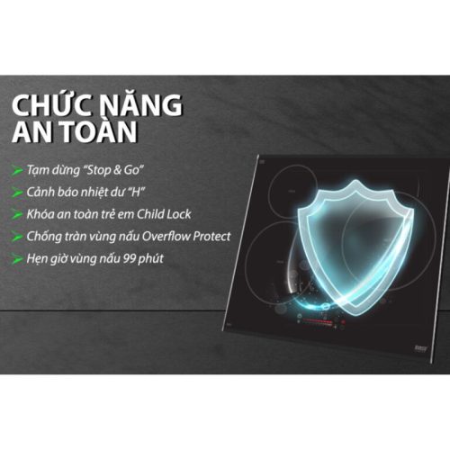 Bếp từ Lorca 3 vùng nấu LCI 306 PLus lắp âm 5 Ảnh bếp từ Lorca 3 vùng nấu LCI 306 PLus lắp âm