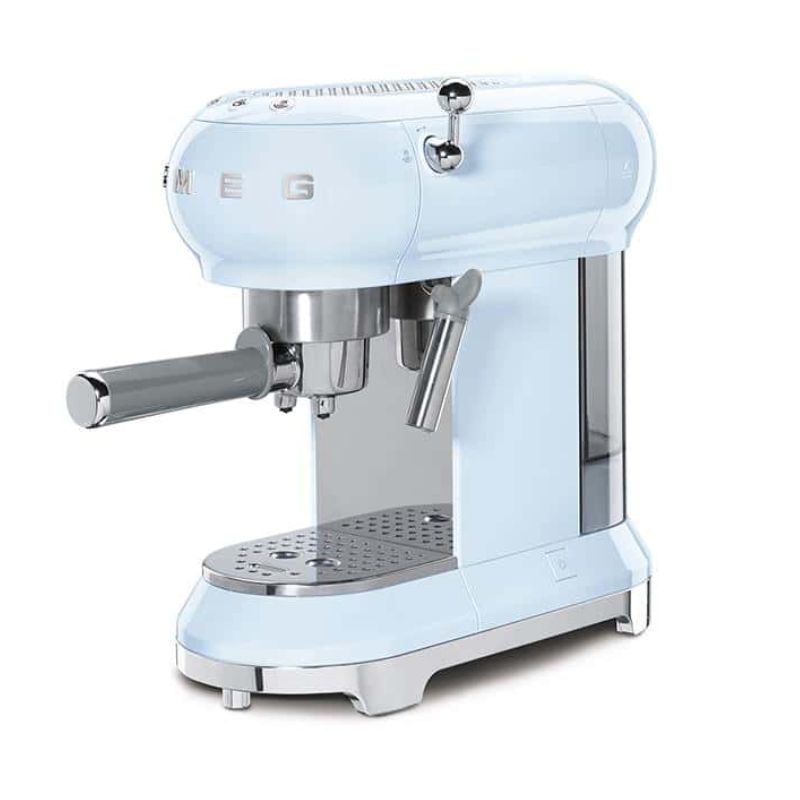 Ảnh máy pha cà phê bán tự động Smeg ECF01PBEU Pastel Blue Ảnh máy pha cà phê bán tự động Smeg ECF01PBEU Pastel Blue