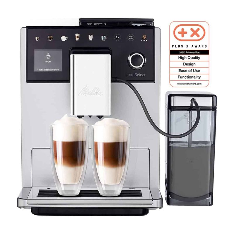 Ảnh máy pha cafe tự động Melitta Latte Select Silver Ảnh máy pha cafe tự động Melitta Latte Select Silver