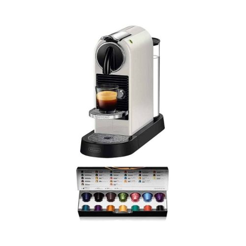 Máy pha cafe viên nén DeLonghi EN167.W Citiz 4 Ảnh máy pha cafe viên nén DeLonghi EN167.W Citiz