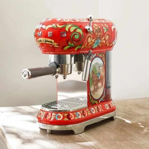 Máy pha cafe Smeg & Dolce&Gabbana ECF01DGEU Sicily tình yêu của tôi 3 Ảnh thực tế máy pha cafe Smeg & Dolce&Gabbana ECF01DGEU Sicily tình yêu của tôi