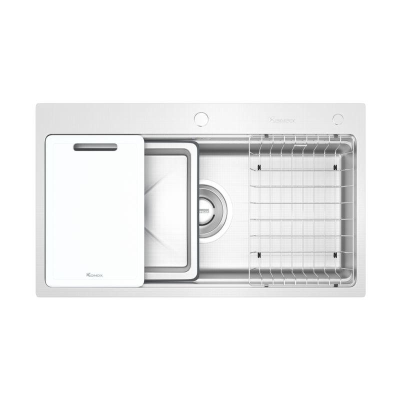 Chậu rửa bát 1 hố Konox KN8751TS Dekor Chậu rửa bát 1 hố Konox KN8751TS Dekor
