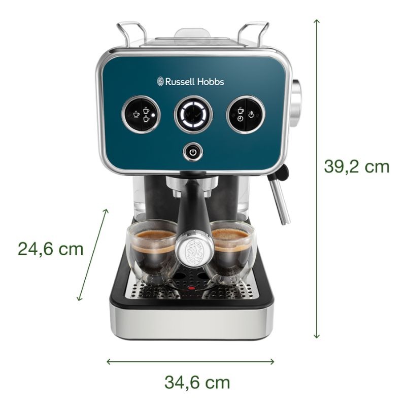 Kích thước máy pha cafe Russell Hobbs 26451-56 Kích thước máy pha cafe Russell Hobbs 26451-56