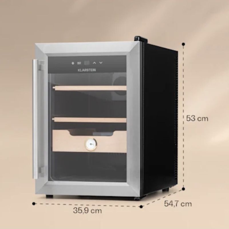 Kích thước tủ bảo quản Cigar Klarstein El Presidente 37L 10036100 Kích thước tủ bảo quản Cigar Klarstein El Presidente 37L 10036100