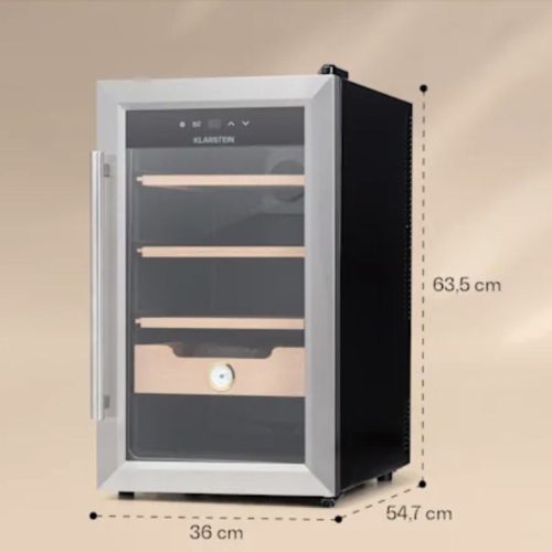 Tủ bảo quản Cigar Klarstein El Presidente 48L 10036102 3 Kích thước tủ bảo quản Cigar Klarstein El Presidente 48L 10036102