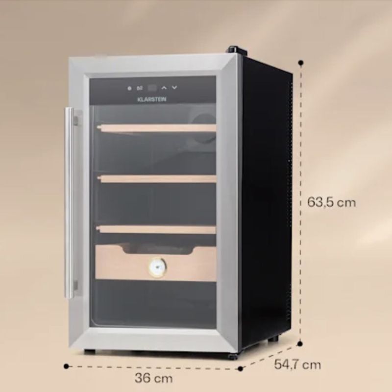 Kích thước tủ bảo quản Cigar Klarstein El Presidente 48L 10036102 Kích thước tủ bảo quản Cigar Klarstein El Presidente 48L 10036102
