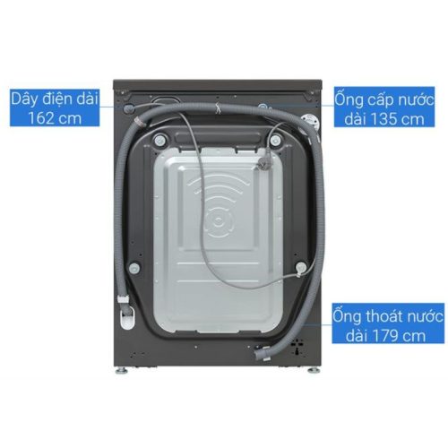 Máy giặt sấy LG giặt 11 kg - sấy 7 kg FV1411D4B 5 mat sau may giat say lg giat 11 kg say 7 kg fv1411d4b