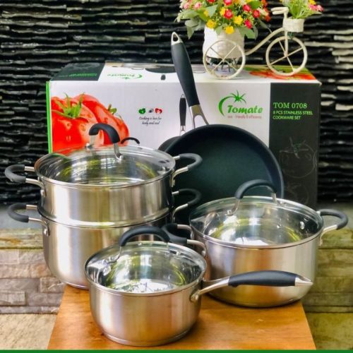 Bộ nồi Inox Tomate TOM 0708 3 anh bo noi inox tomate tom 0708