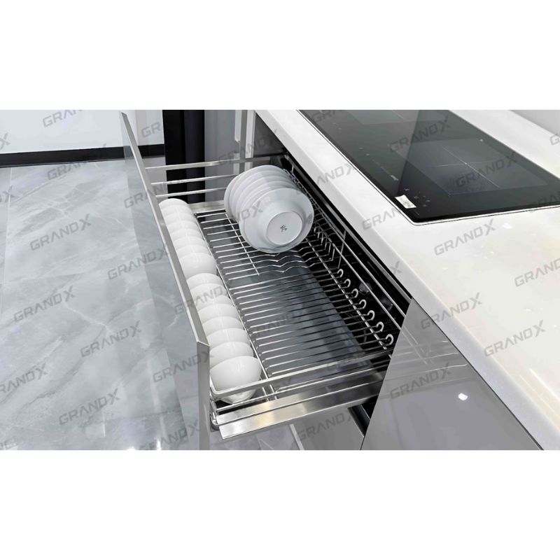 Ảnh giá bát đĩa nan Oval/SUS 304 GrandX XD.80M Ảnh giá bát đĩa nan Oval/SUS 304 GrandX XD.80M