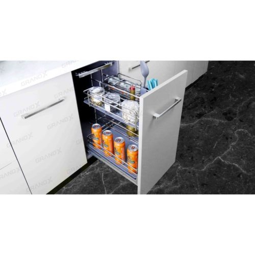 Ảnh giá dao thớt gia vị nan oval GrandX XK.40M