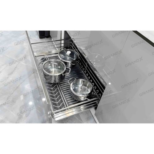 Giá xoong nồi nan Oval/SUS304 GrandX XP.80M 3 Ảnh giá xoong nồi nan Oval/SUS304 GrandX XP.80M