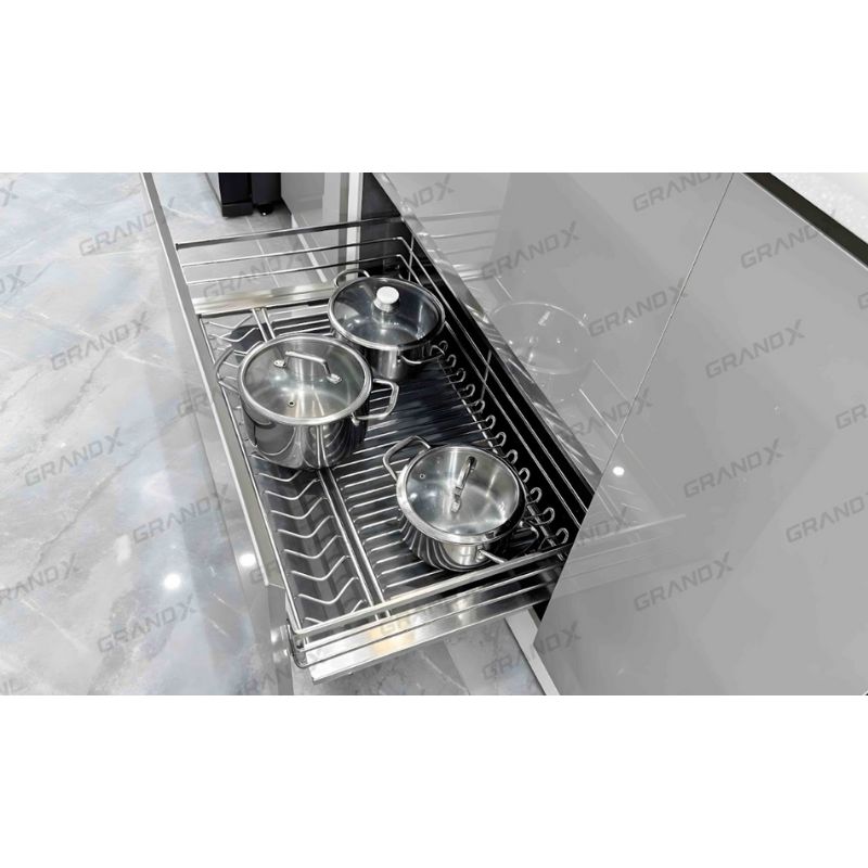 Ảnh giá xoong nồi nan Oval/SUS304 GrandX XP.90M Ảnh giá xoong nồi nan Oval/SUS304 GrandX XP.90M