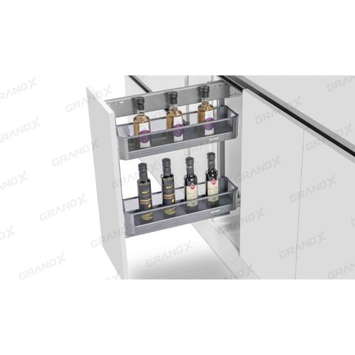 Kệ đựng chất tẩy rửa nhôm vách kính Grandx XU.200G 3 Ảnh kệ đựng chất tẩy rửa nhôm vách kính Grandx XU.200G