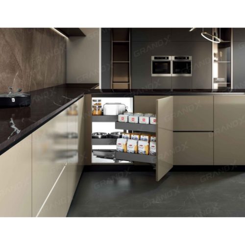 Kệ góc liên hoàn Grandx Titanium XMC.45TR (Phải) 3 Ảnh kệ góc liên hoàn Grandx Titanium XMC.45TR (Phải)