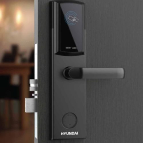 Khóa cửa khách sạn Hyundai HY-HL01 Black 3 Ảnh khóa cửa khách sạn Hyundai HY-HL01 Black