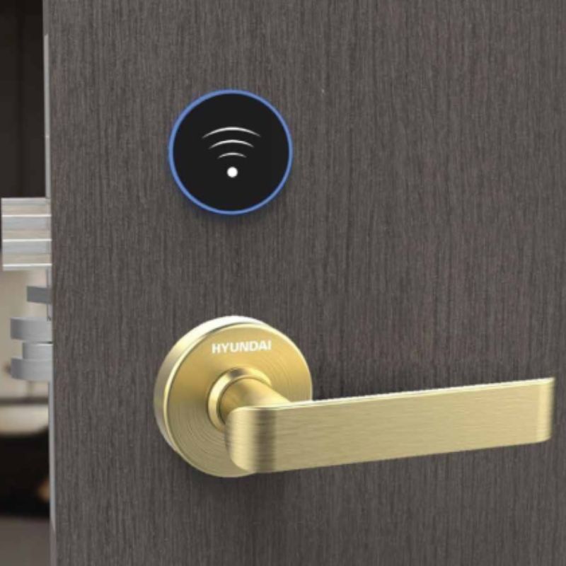 Ảnh khóa cửa khách sạn Hyundai HY-HL03 Gold Ảnh khóa cửa khách sạn Hyundai HY-HL03 Gold