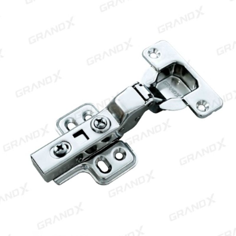 Bản lề cong lắp trùm nửa Capella thép GrandX XC.IR107B Bản lề cong lắp trùm nửa Capella thép GrandX XC.IR107B