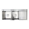 Chậu rửa bát inox 2 hố Faster FS 11046HMS 1 chau rua bat inox 2 ho faster fs 11046hms