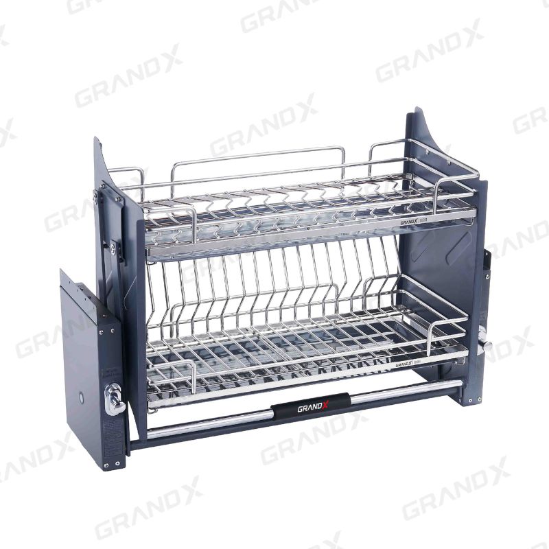 Giá bát đĩa nâng hạ nan Oval SUS304 Grandx XL.60M Giá bát đĩa nâng hạ nan Oval SUS304 Grandx XL.60M