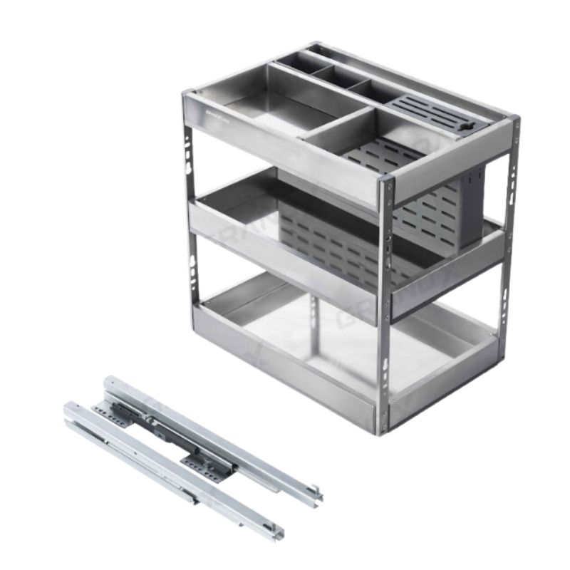 Giá đựng chai lọ, gia vị, dao thớt GrandX XK.B30S Giá đựng chai lọ, gia vị, dao thớt GrandX XK.B30S