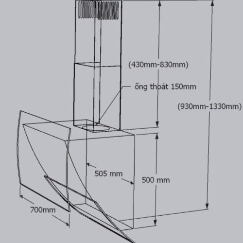 kch thuoc may hut mui ap tuong tomate tom 3370