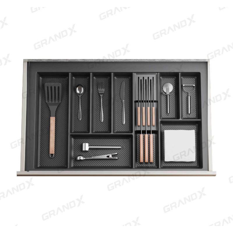 Khay chia thìa nĩa đa năng nhựa PP cao cấp Grandx XT.P600 Khay chia thìa nĩa đa năng nhựa PP cao cấp Grandx XT.P600