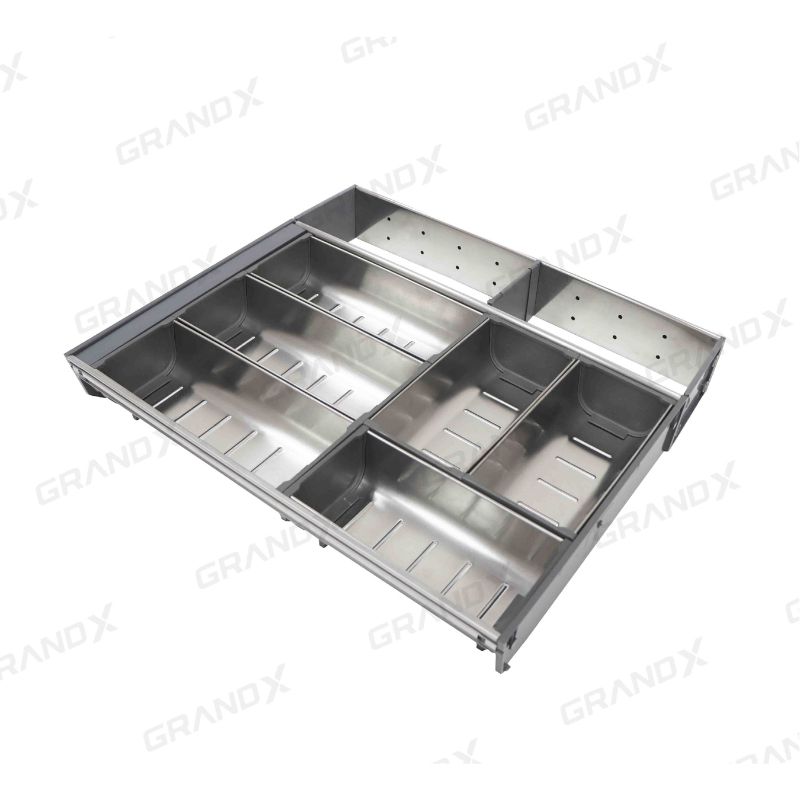 Khay chia thìa nĩa đa năng SUS304 cao cấp Grandx XT.S380 Khay chia thìa nĩa đa năng SUS304 cao cấp Grandx XT.S380