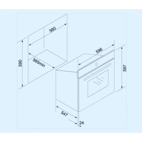 kich thuoc lo nuong am tu 64l tomate tom 234