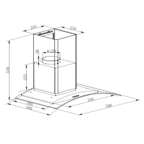 kich thuoc may hut mui ap tuong faster fs 3388 70s 1