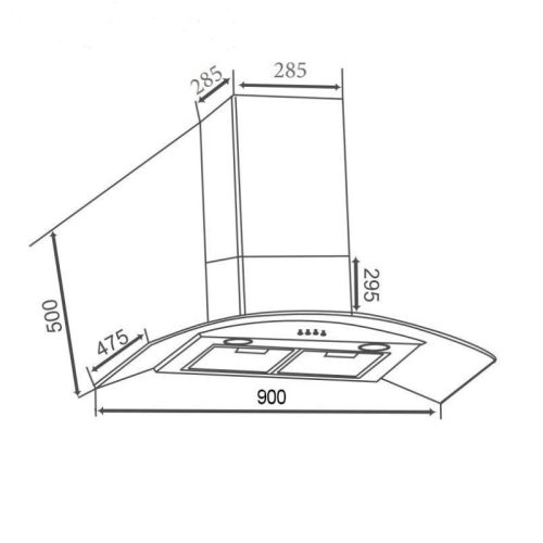 kich thuoc may hut mui ap tuong faster fs 3388 90s