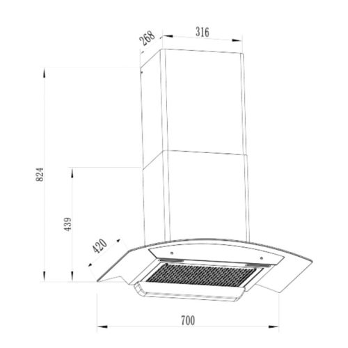 kich thuoc may hut mui ap tuong faster fs ch750s
